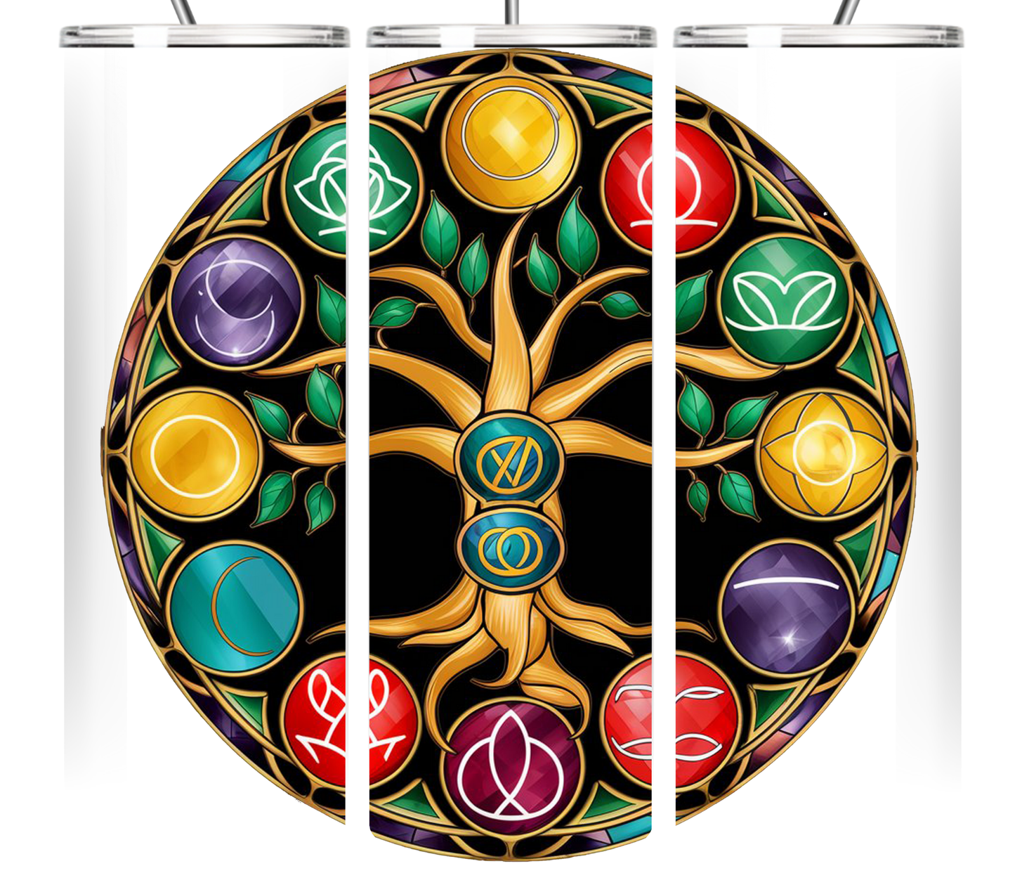 Chakra & Moon Phase Tumbler Collection 20oz Tumblers