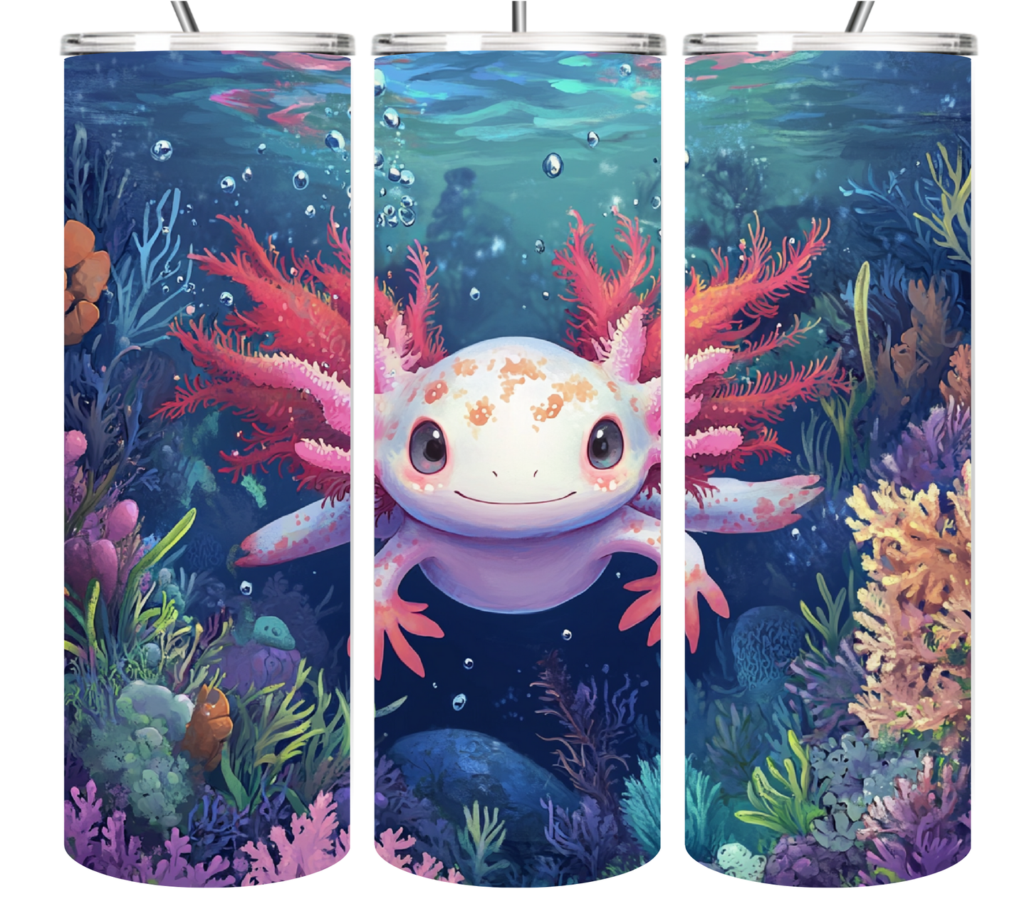 Axolotl Tumbler Collection 20oz Tumblers