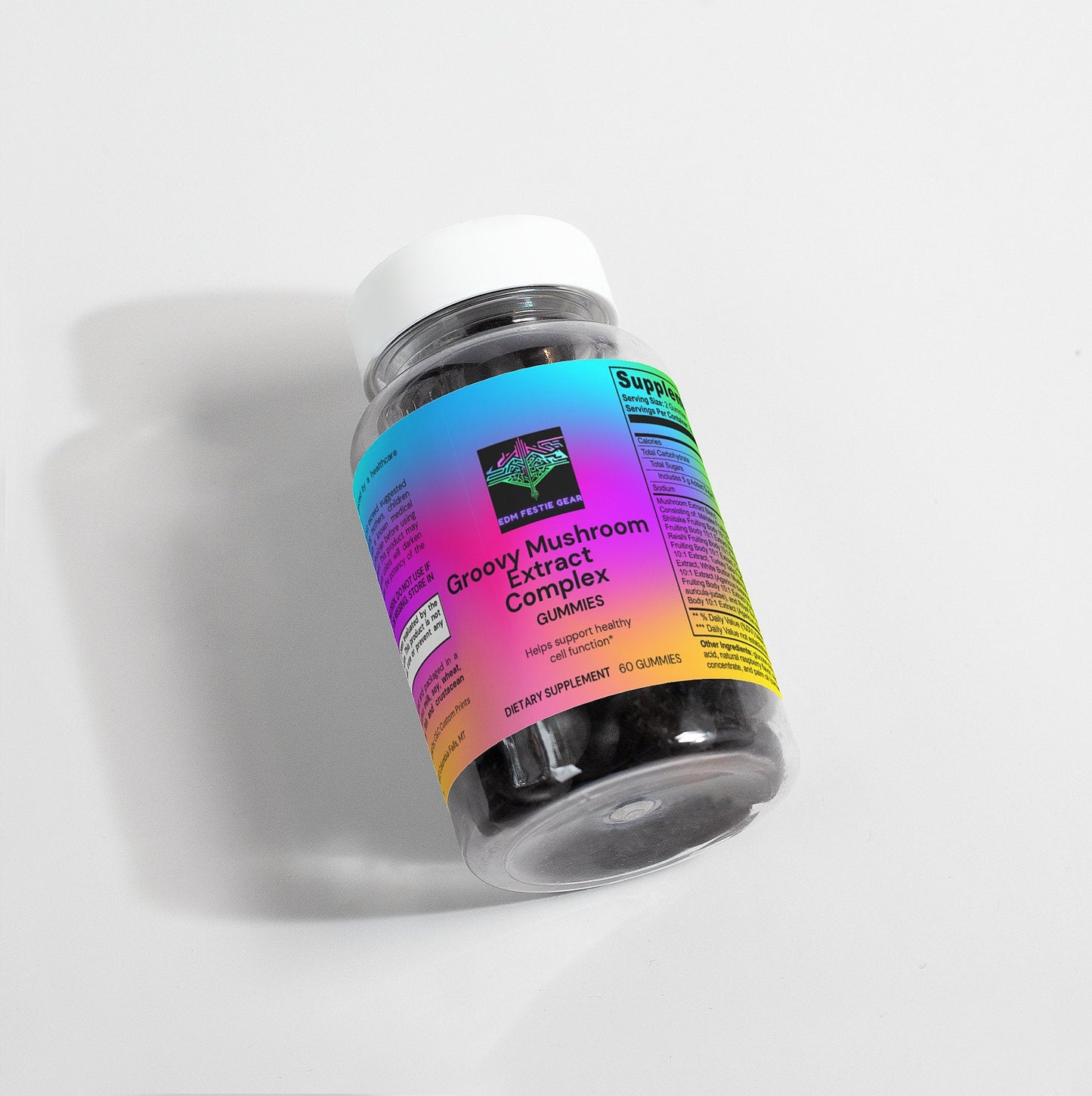 Groovy Mushroom Extract Complex - Raspberry Gummies