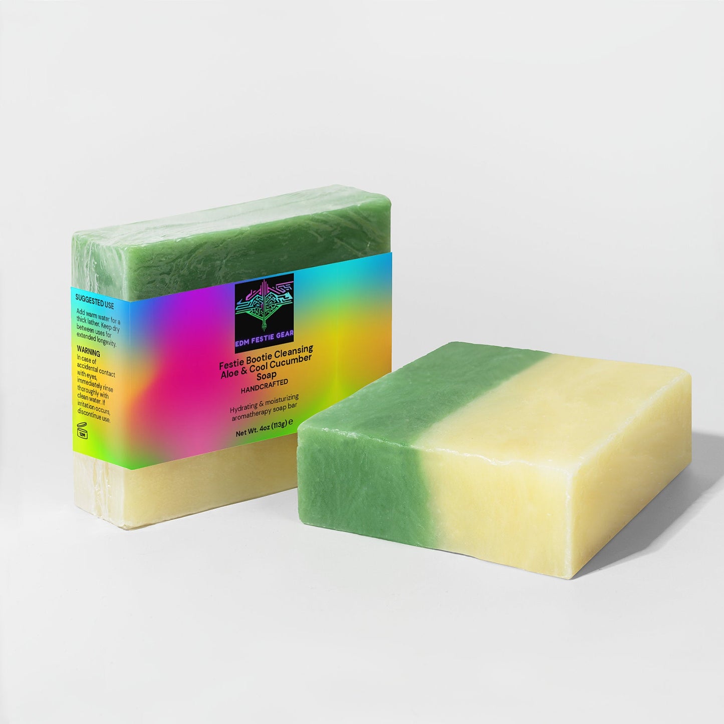 Aloe & Cool Cucumber Revitalizing Soap for Festival Lovers