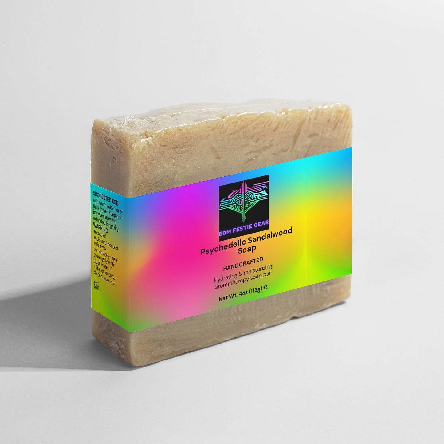 Psychedelic Sandalwood Soap - Perfect for Ravers