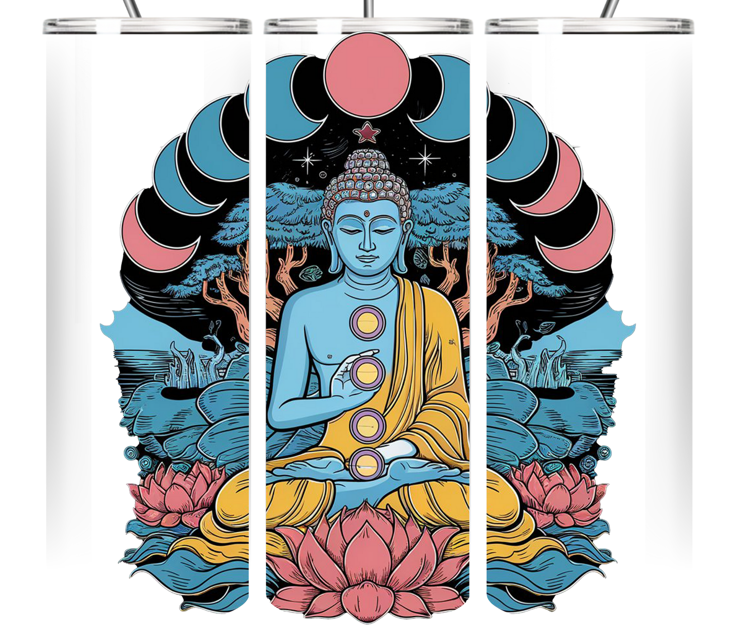Chakra & Moon Phase Tumbler Collection 20oz Tumblers