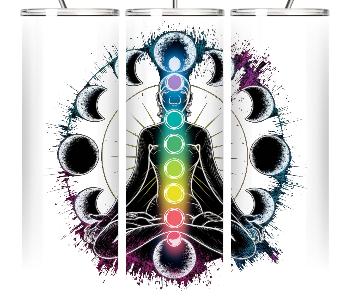 Chakra & Moon Phase Tumbler Collection 20oz Tumblers