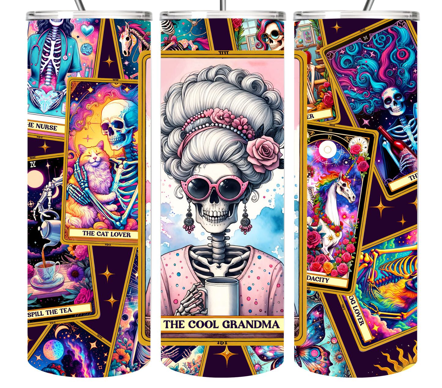 Tarot Card Tumbler Collection 20oz Tumblers