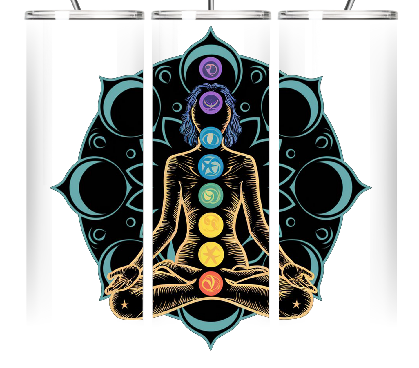 Chakra & Moon Phase Tumbler Collection 20oz Tumblers