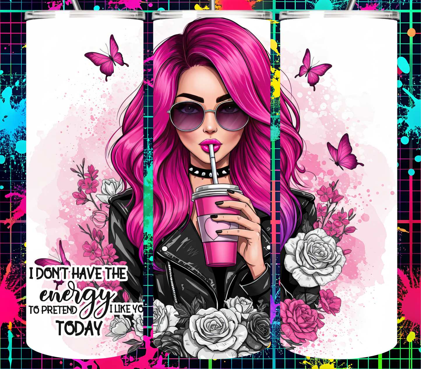 100 Badass Woman Collection 20 oz Tumbler