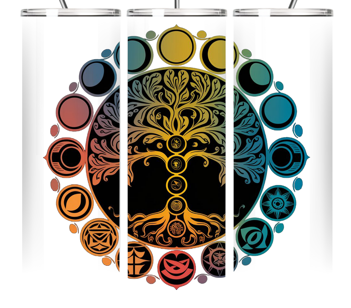Chakra & Moon Phase Tumbler Collection 20oz Tumblers