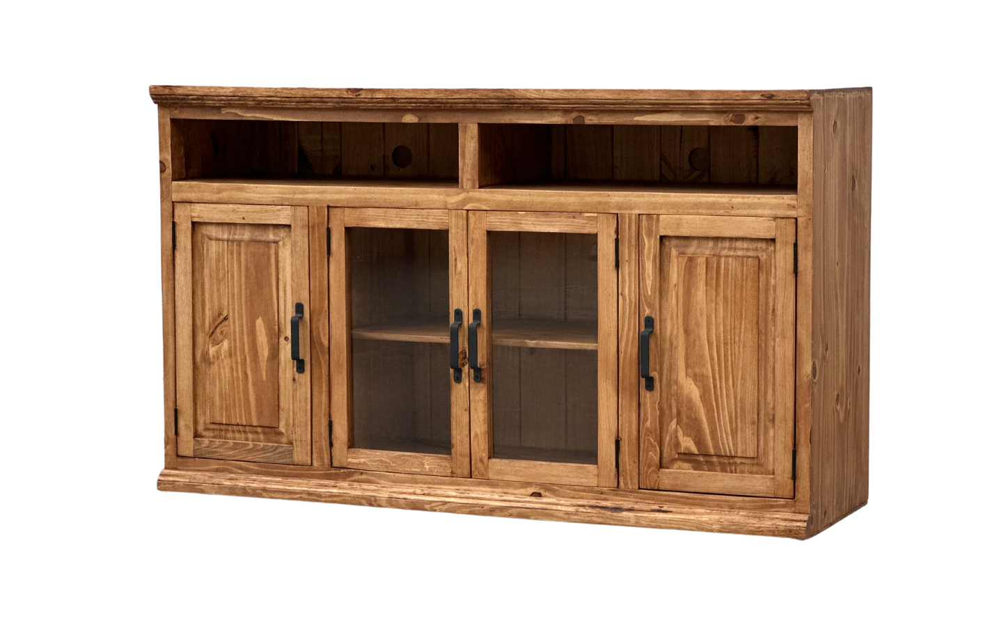 Santa Cruz Rustic Entertainment Center 3 Pcs