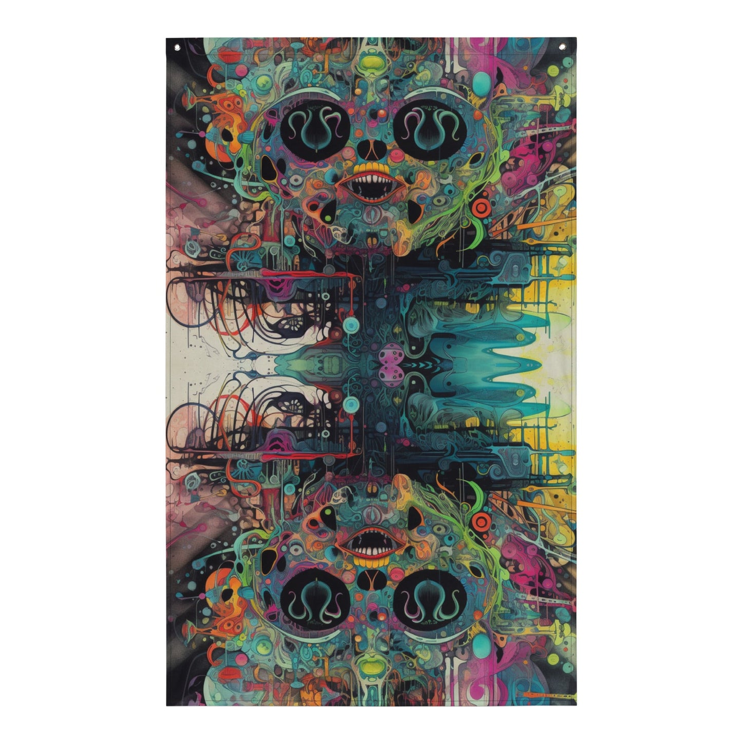 Colorful Festival Flag - Perfect for Raves and EDM Events