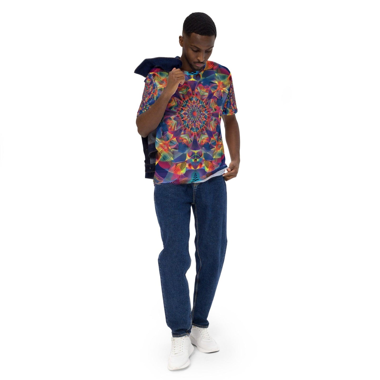 Trippy Abstract Festival T-Shirt for Music Lovers
