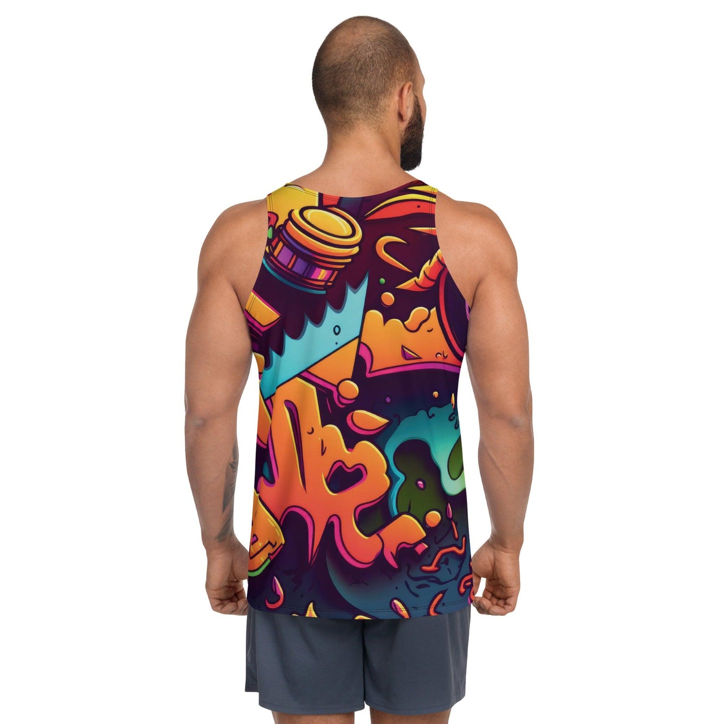 Vibrant Unisex Festival Tank Top - Unique Style for Raves