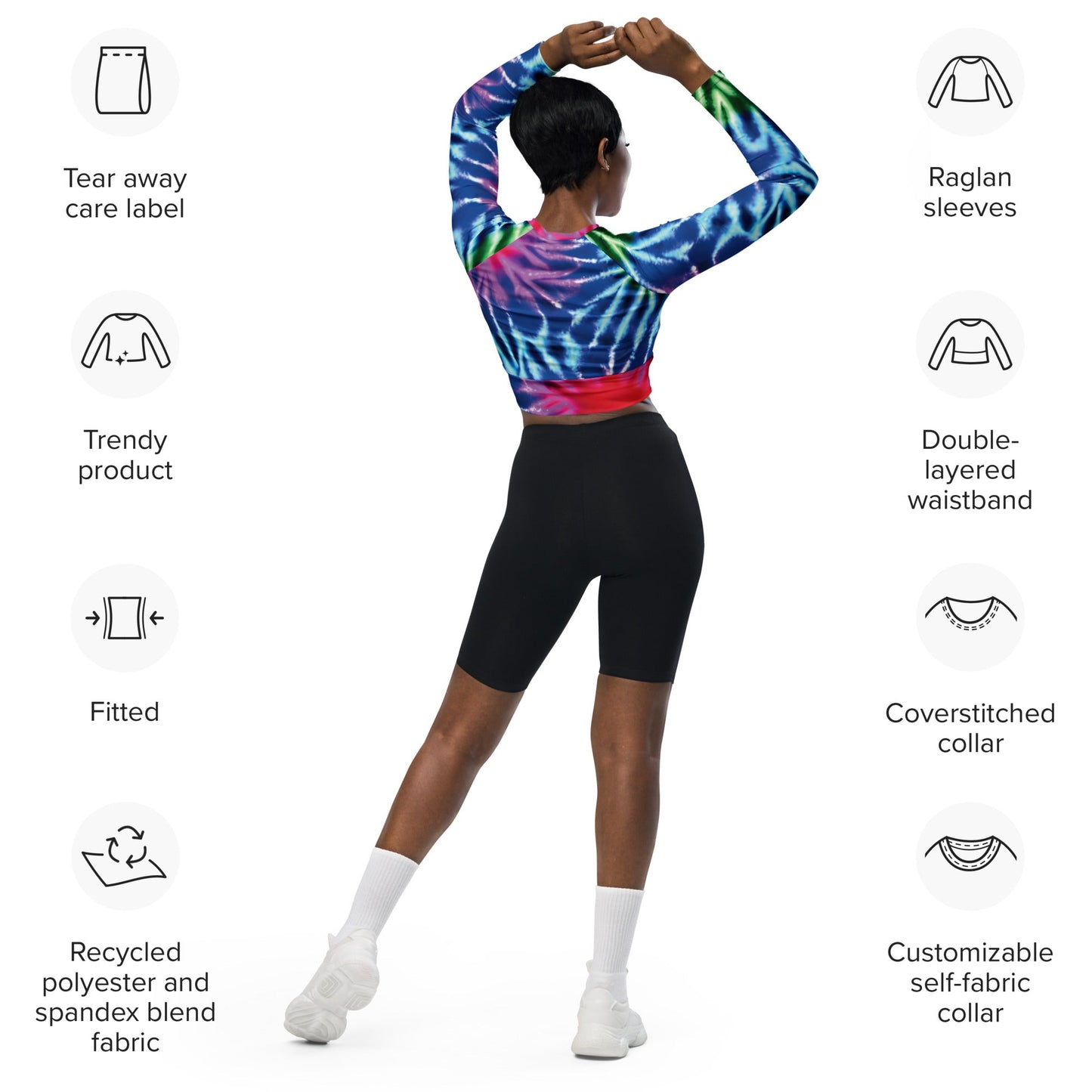 Eco-Friendly Tie-Dye Crop Top for Festivals