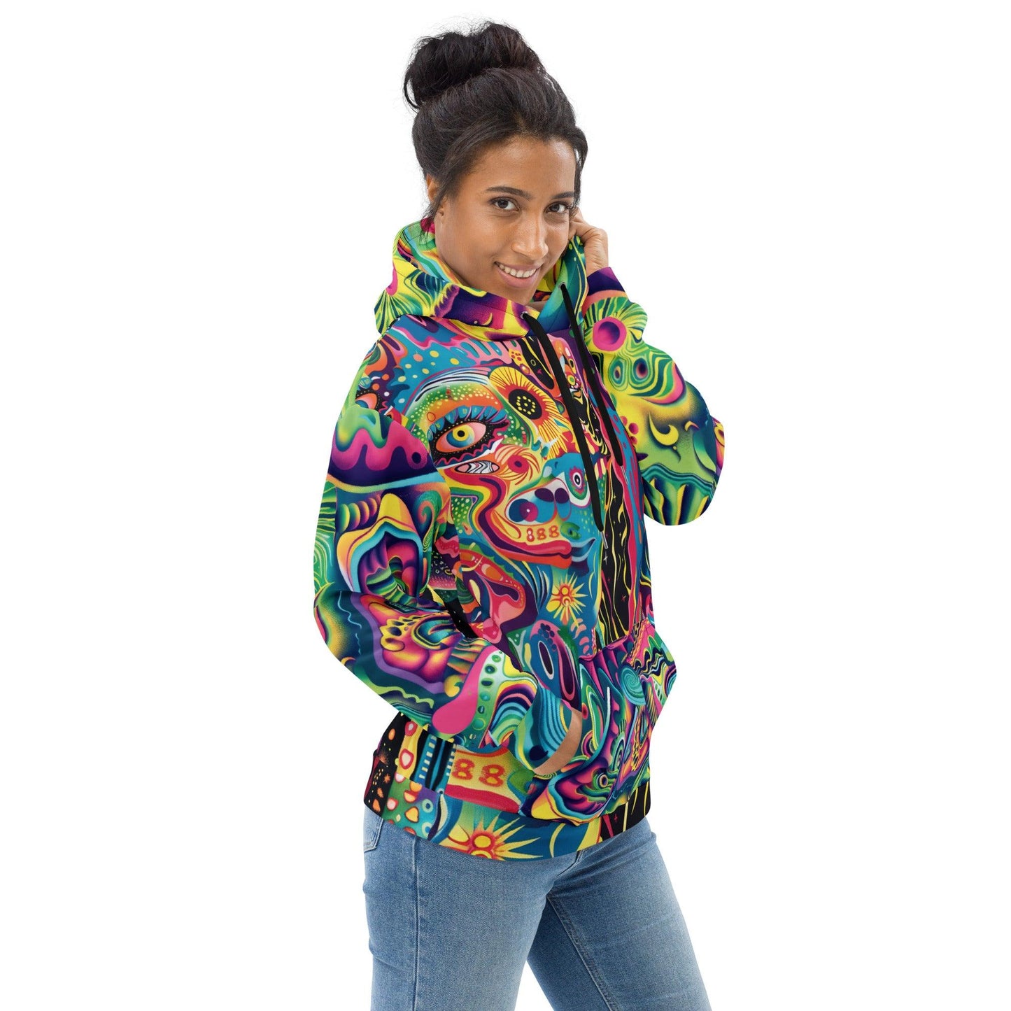 Trippy Melting Abstract Unisex Hoodie