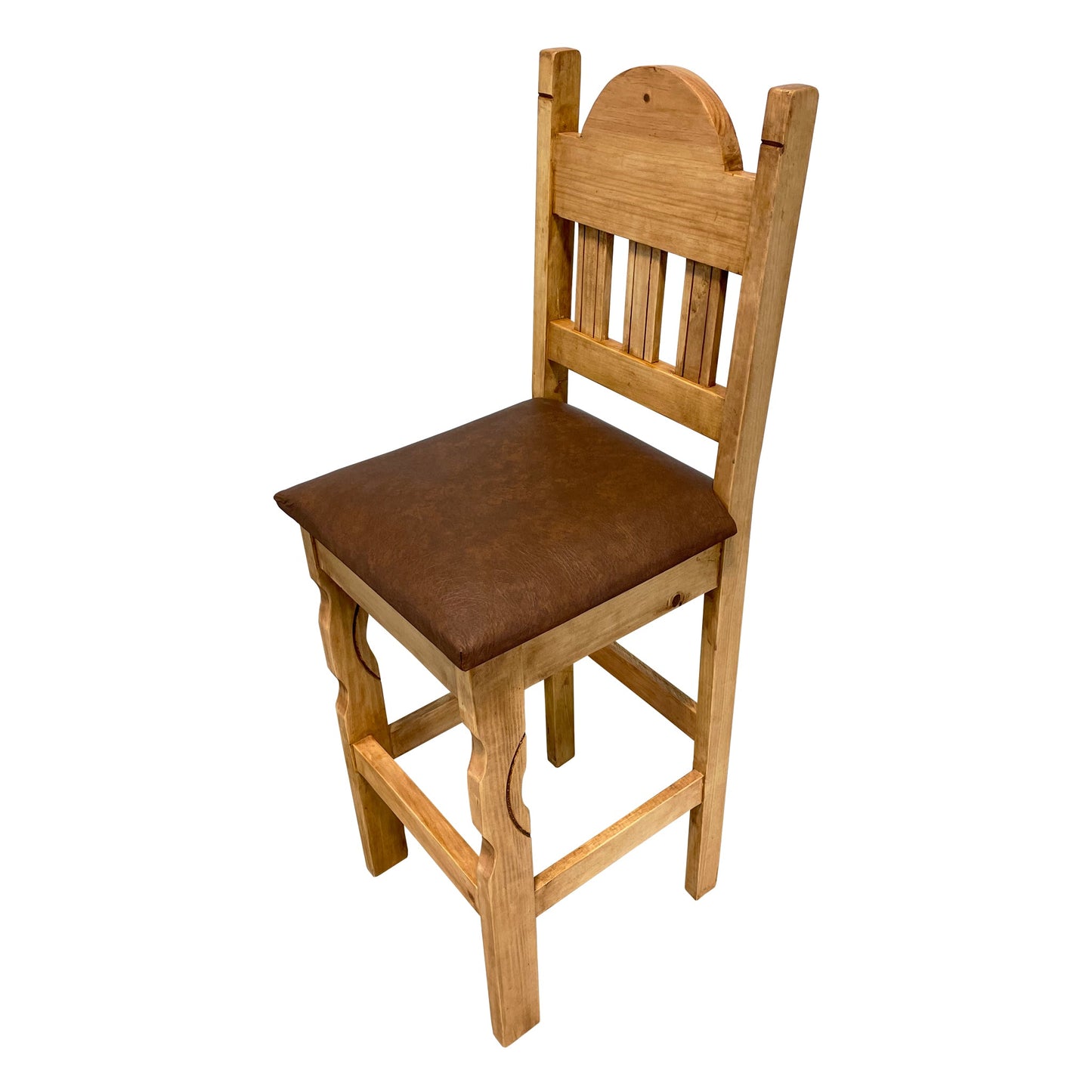 Texas Rustic Bar Stool 30" with Cushion