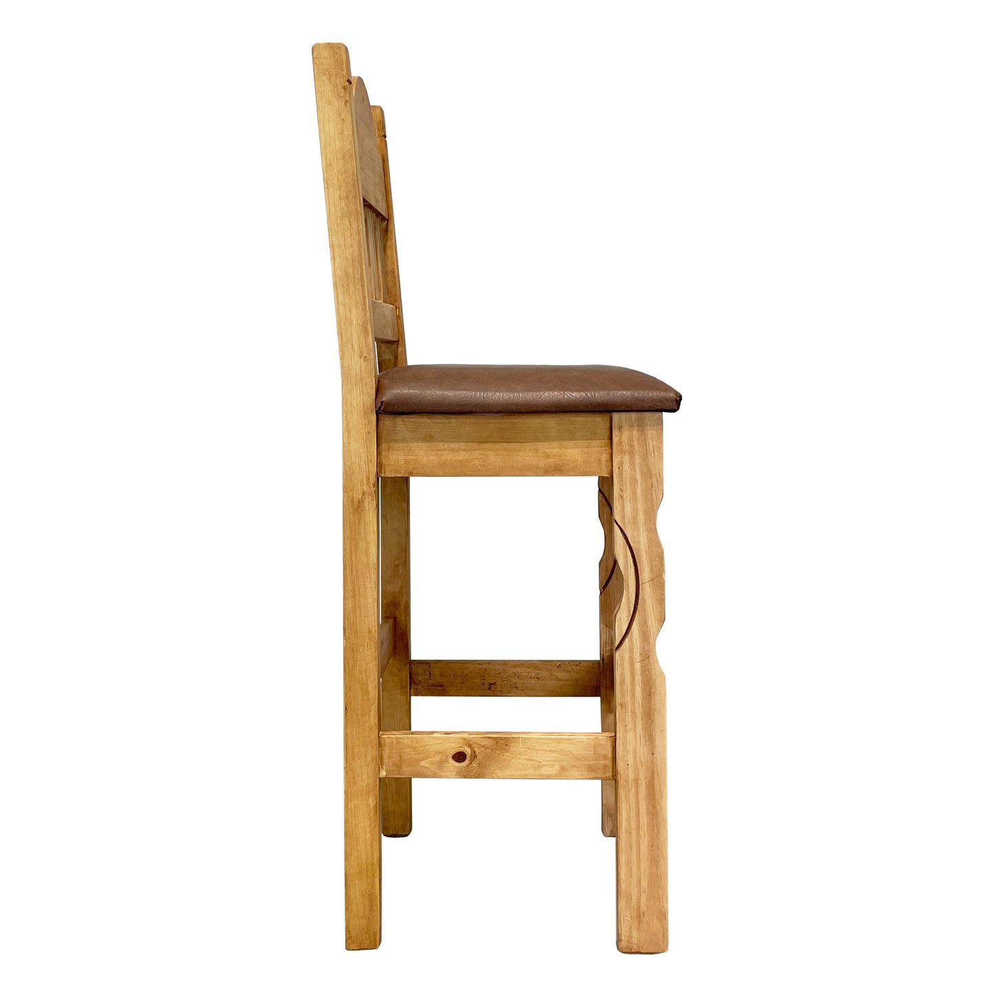 Texas Rustic Bar Stool 30" with Cushion