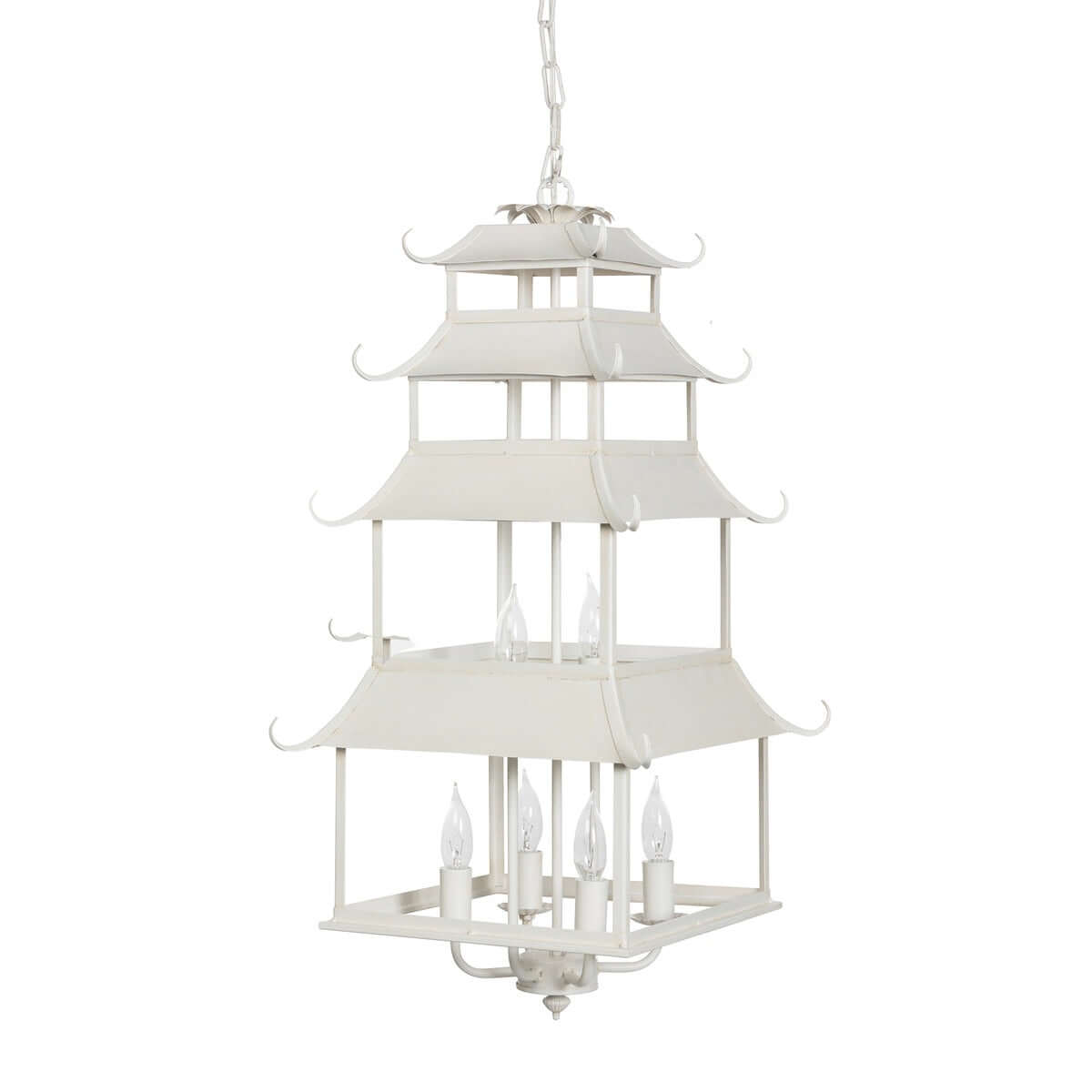 Chinoiserie Peace Pagoda Chandelier