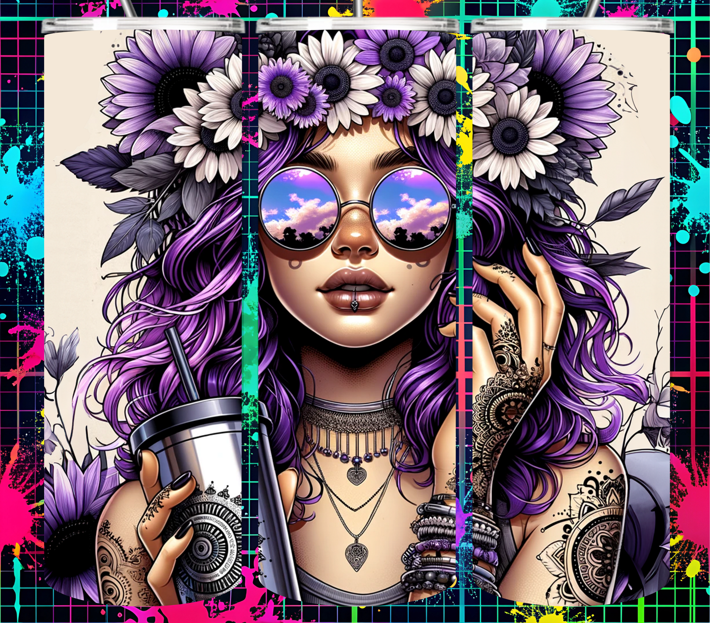 100 Badass Woman Collection 20 oz Tumbler