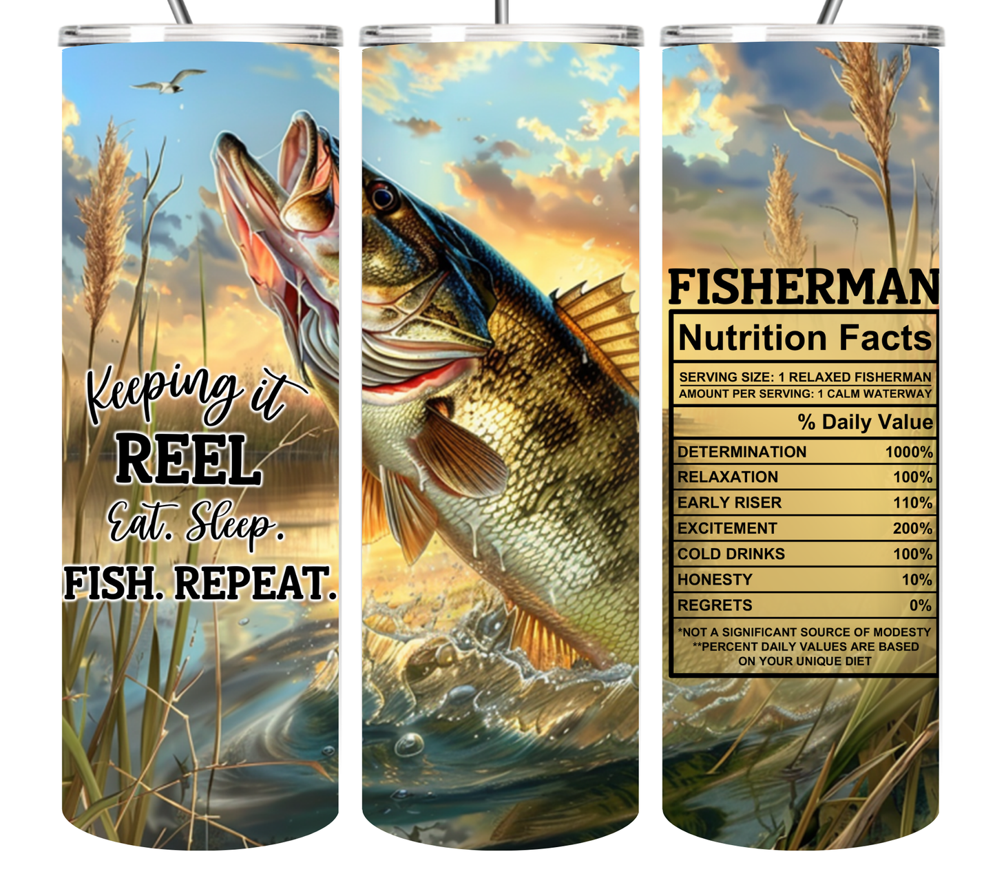 Fishing collection Tumbler 20oz Tumblers