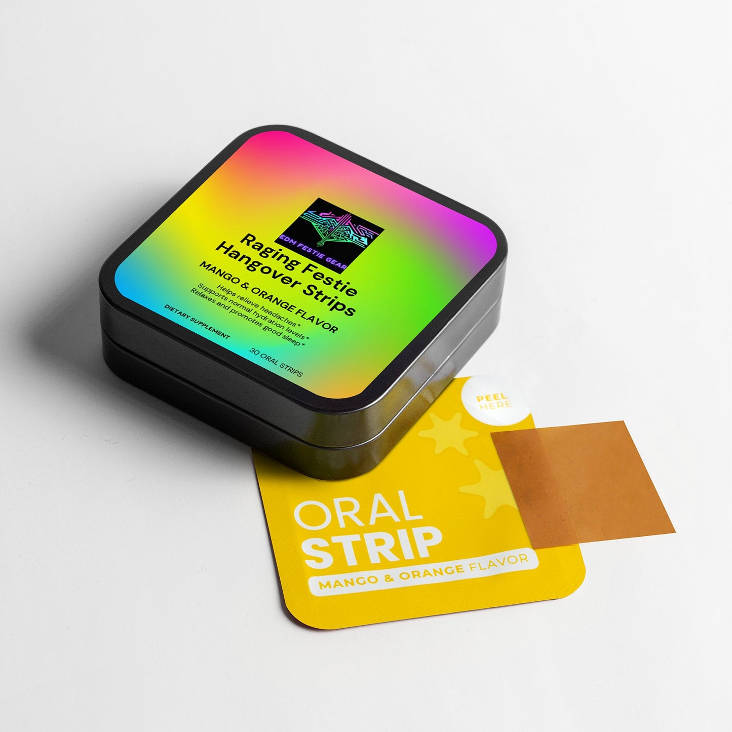 Raging Festie Hangover Strips - EDM Party Recovery