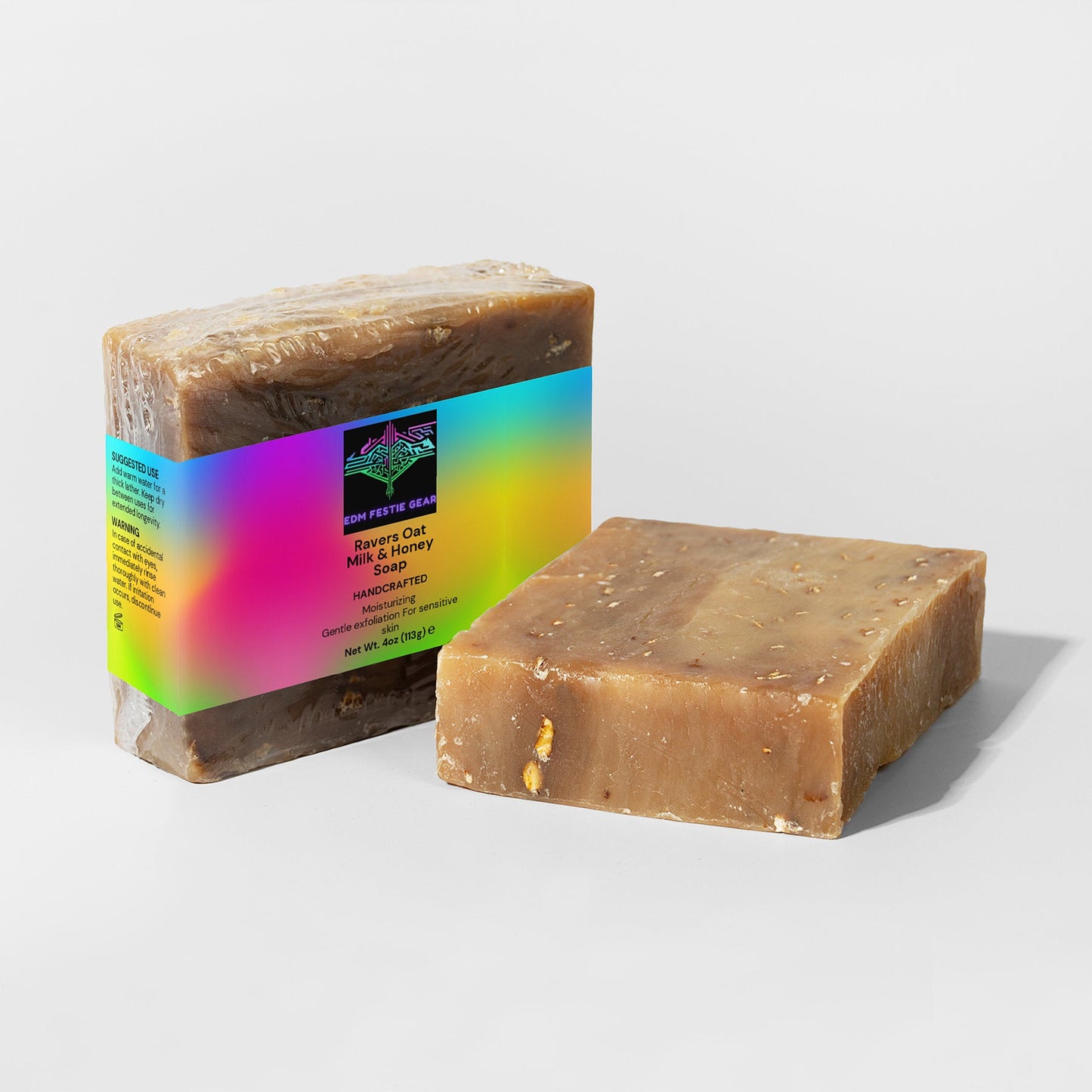 Ravers Oat Milk Honey Soap - Nourishing Festival Essential