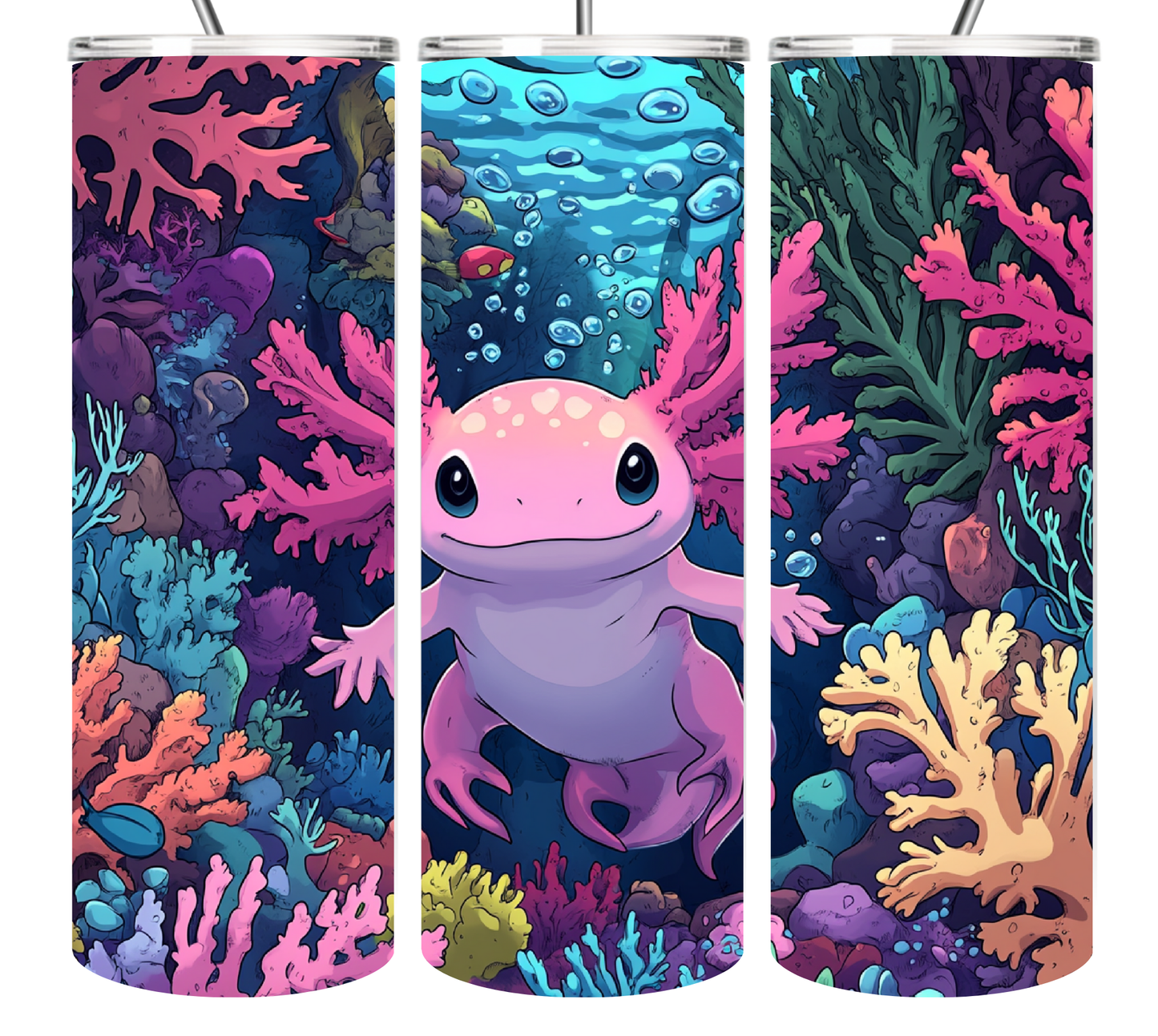 Axolotl Tumbler Collection 20oz Tumblers