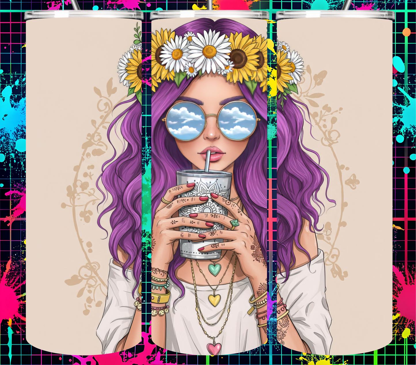100 Badass Woman Collection 20 oz Tumbler