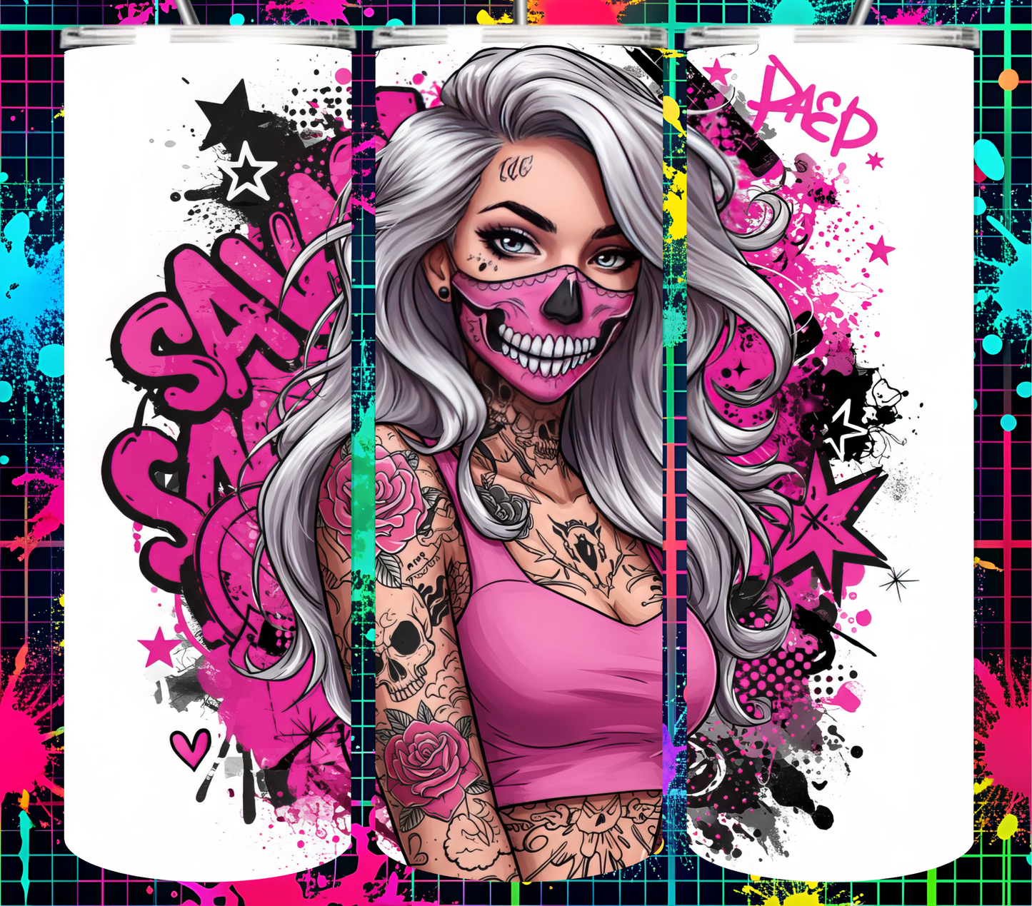 100 Badass Woman Collection 20 oz Tumbler