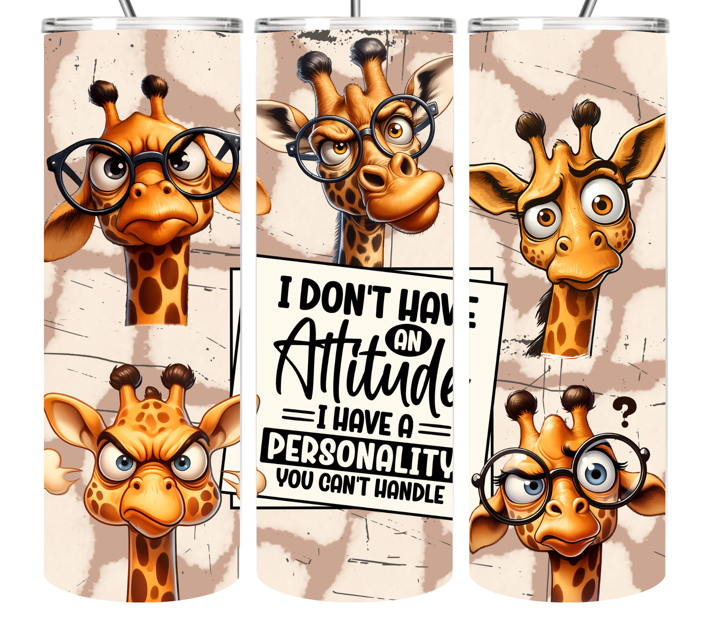 Funny Attitude Tumbler 20oz Tumblers