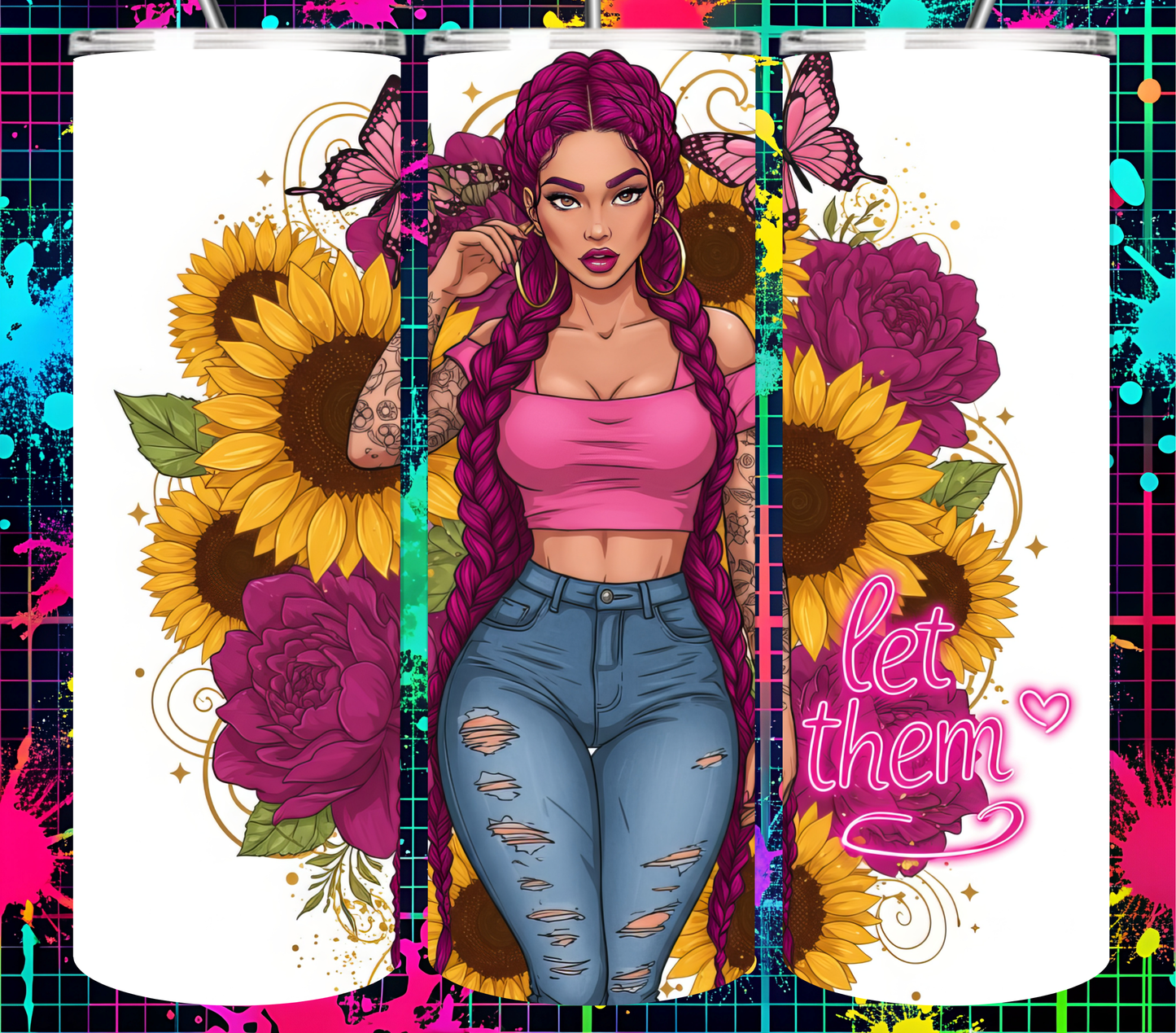 100 Badass Woman Collection 20 oz Tumbler