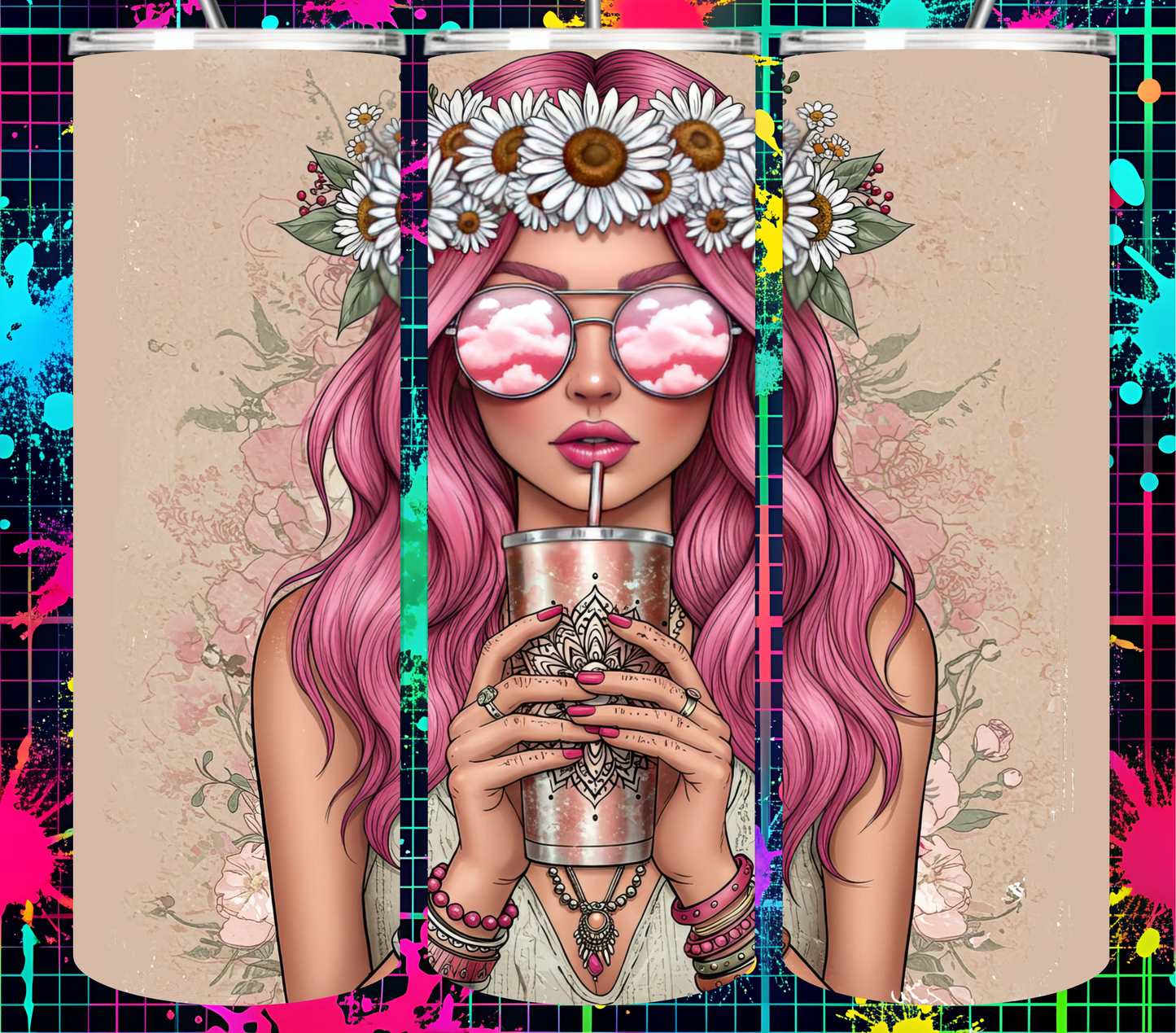 100 Badass Woman Collection 20 oz Tumbler