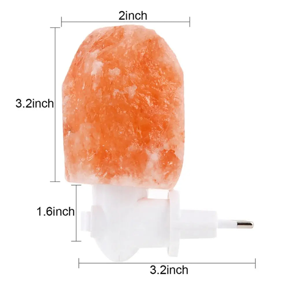 15W Rotatable Cylinder Himalayan Salt Lamp EU US UK Plug E14 Air Purifier Crystal Salt Rock Bedside Night Light for Bedroom