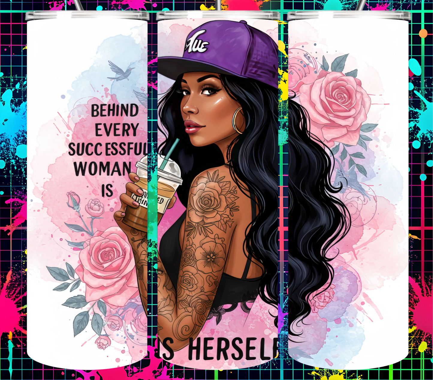 100 Badass Woman Collection 20 oz Tumbler