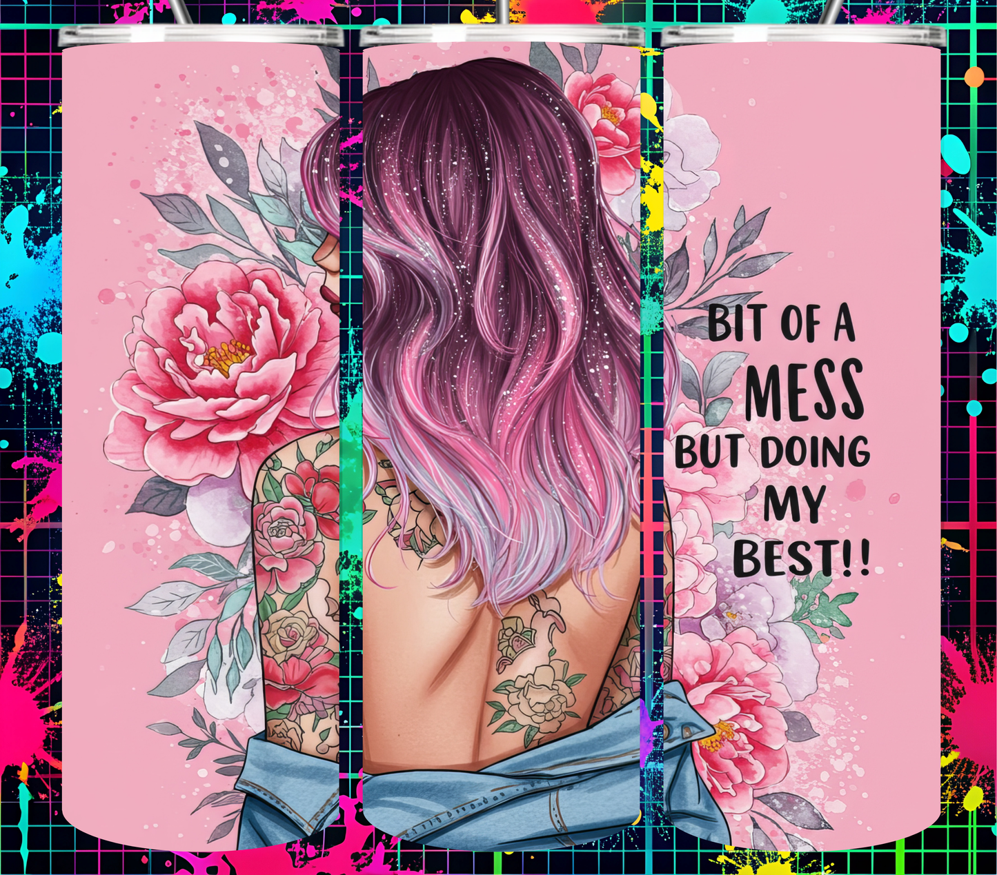 100 Badass Woman Collection 20 oz Tumbler