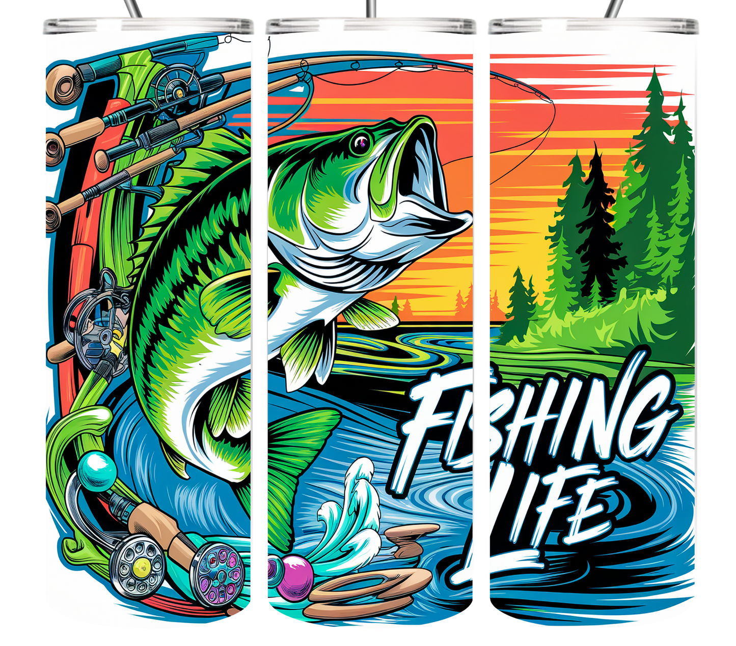 Fishing collection Tumbler 20oz Tumblers