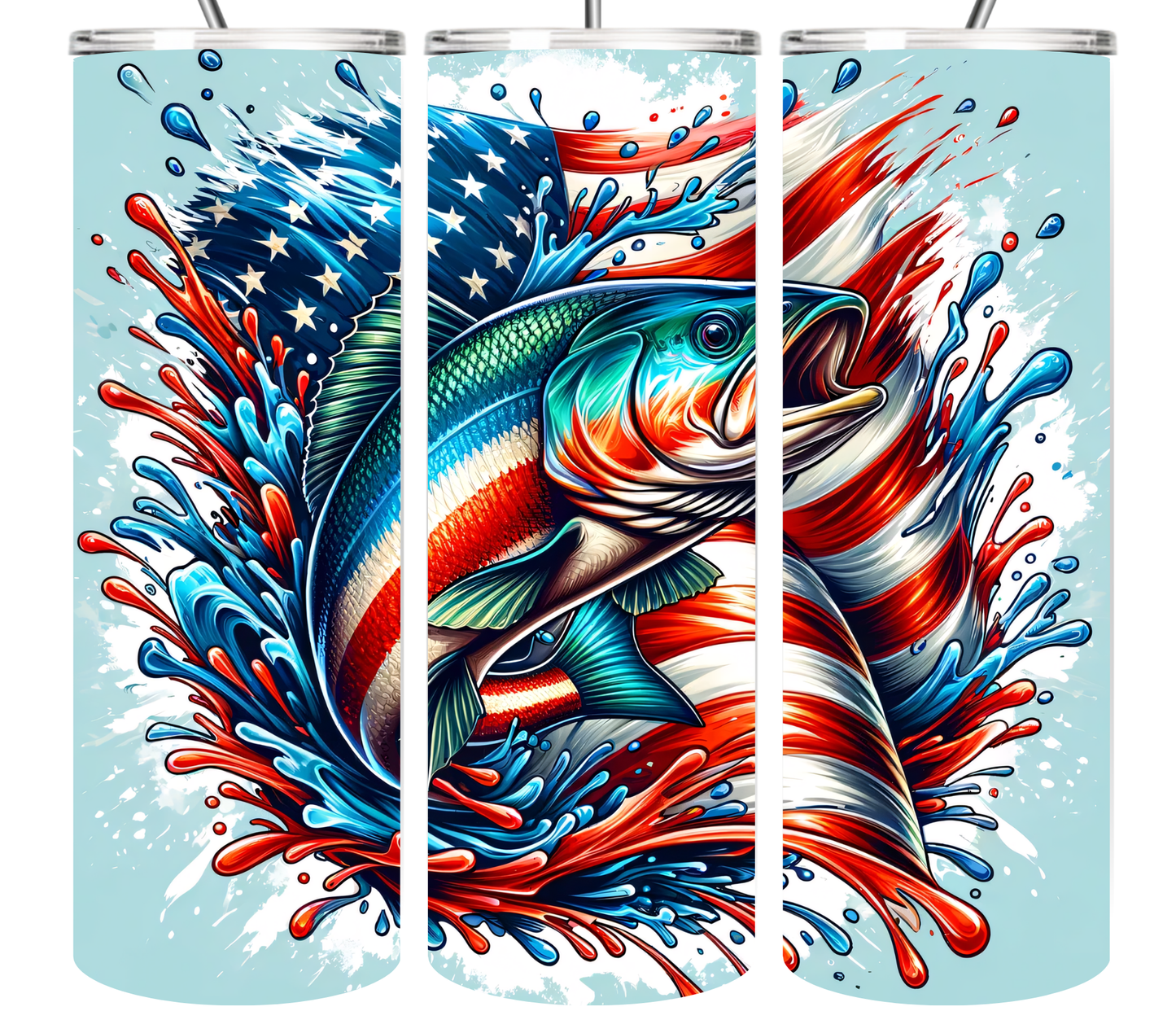 Fishing collection Tumbler 20oz Tumblers