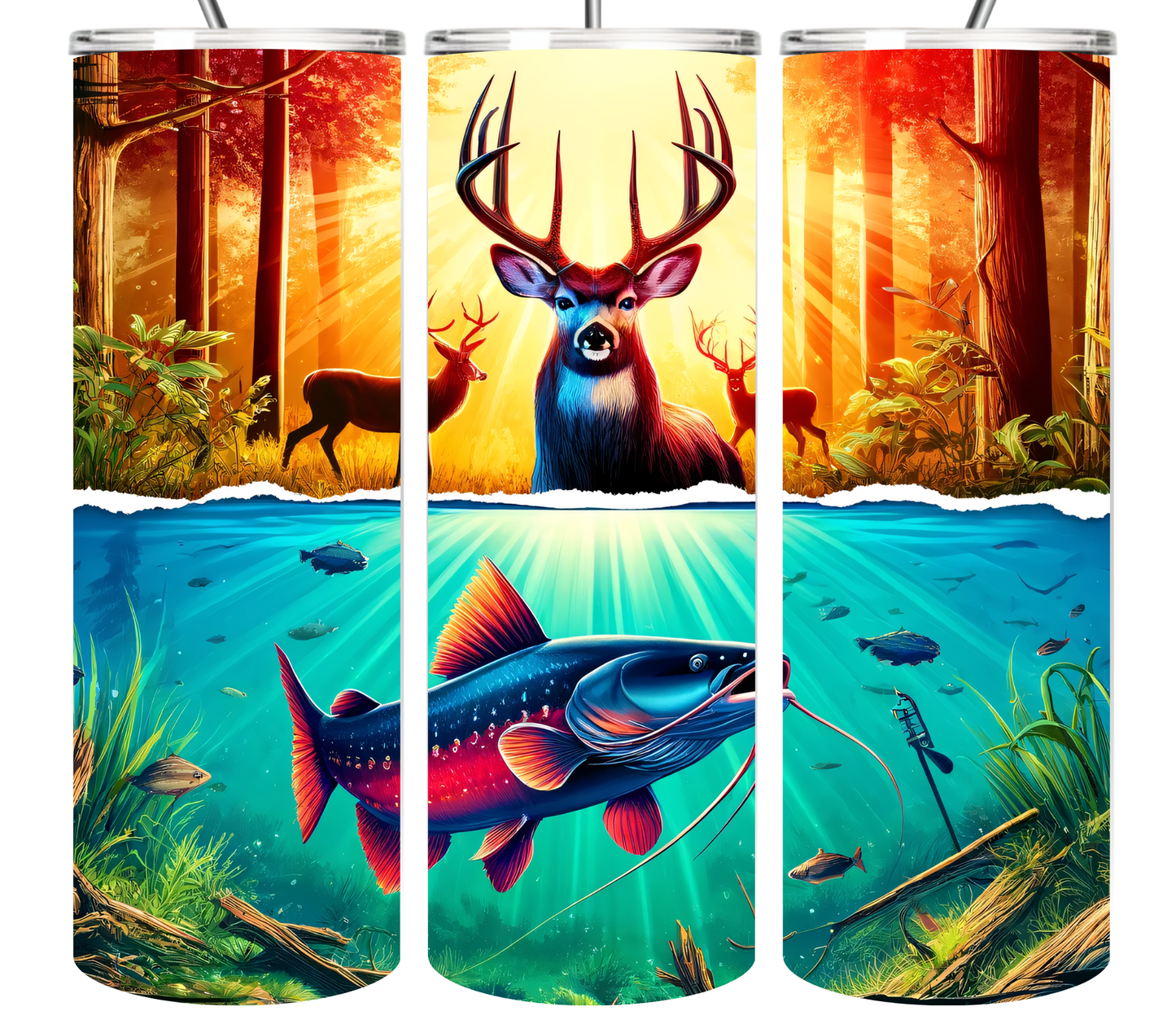 Fishing collection Tumbler 20oz Tumblers