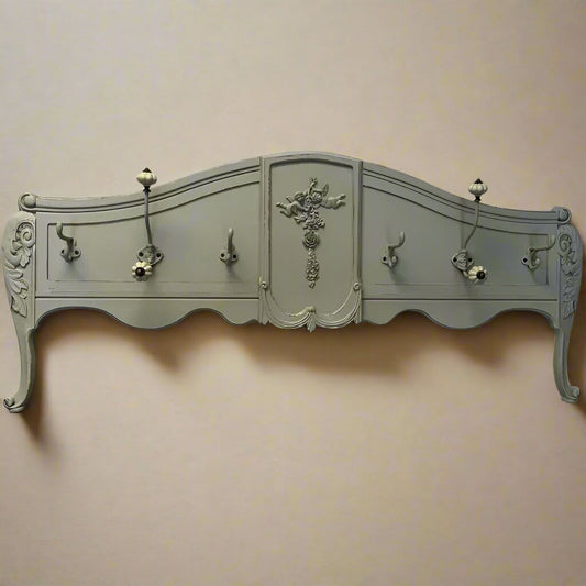 Vintage French Country Wall-Mounted Coat Rack