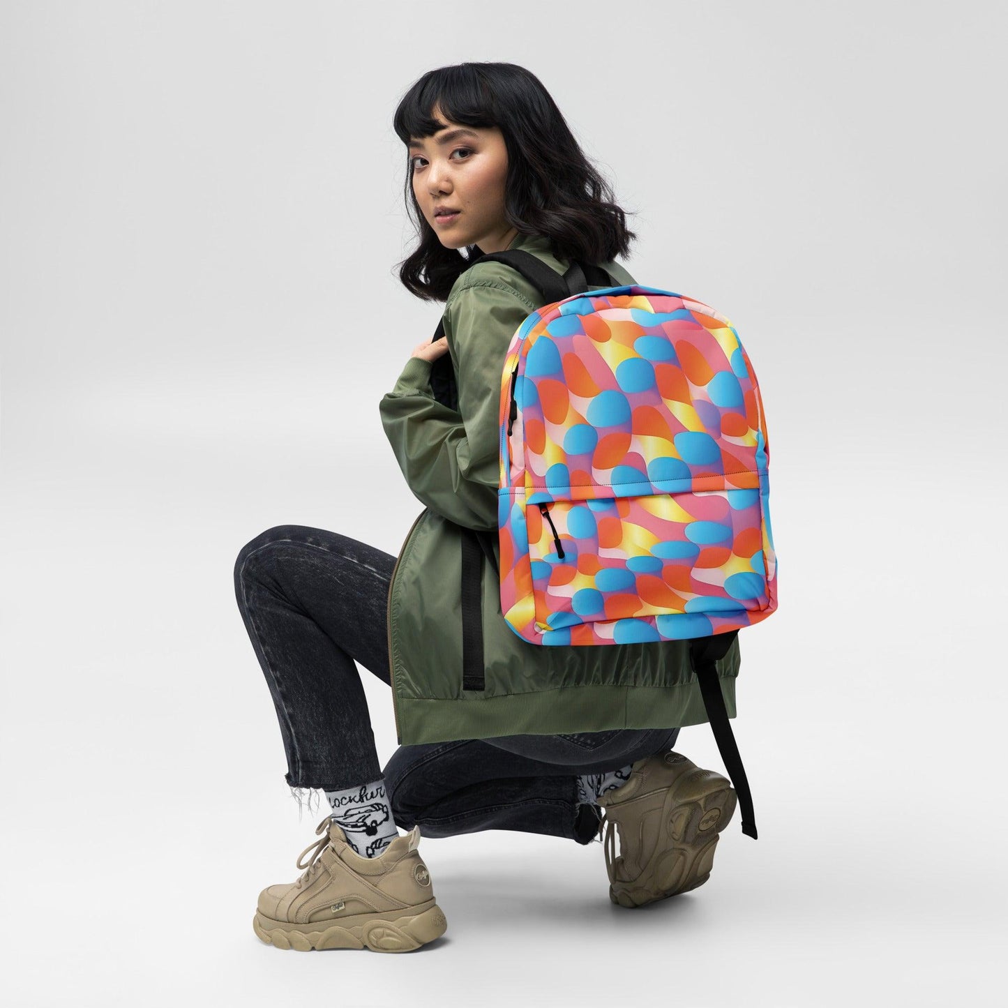 Abstract Festival Backpack - Your EDM Adventure Awaits