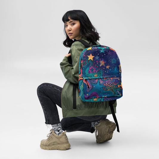 Trippy Universe Rave Backpack - Colorful Festival Gear