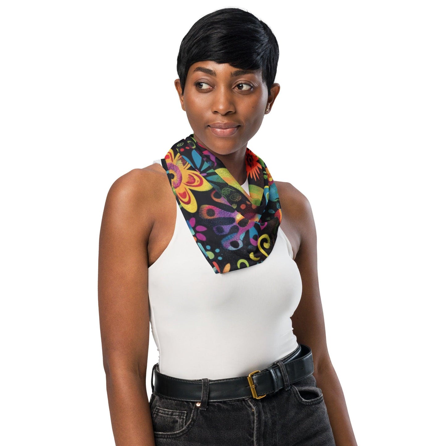 Groovy Hippie Bandana for Raves & Festivals