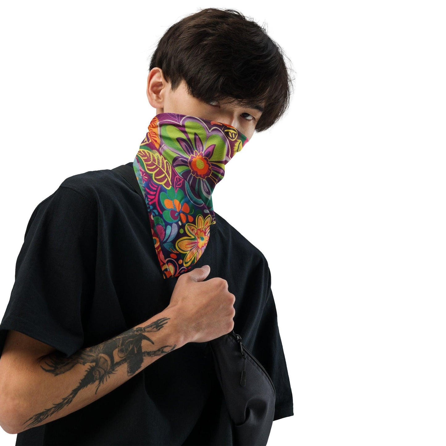 Vibrant Hippie Festival Bandana - Stand Out in Style