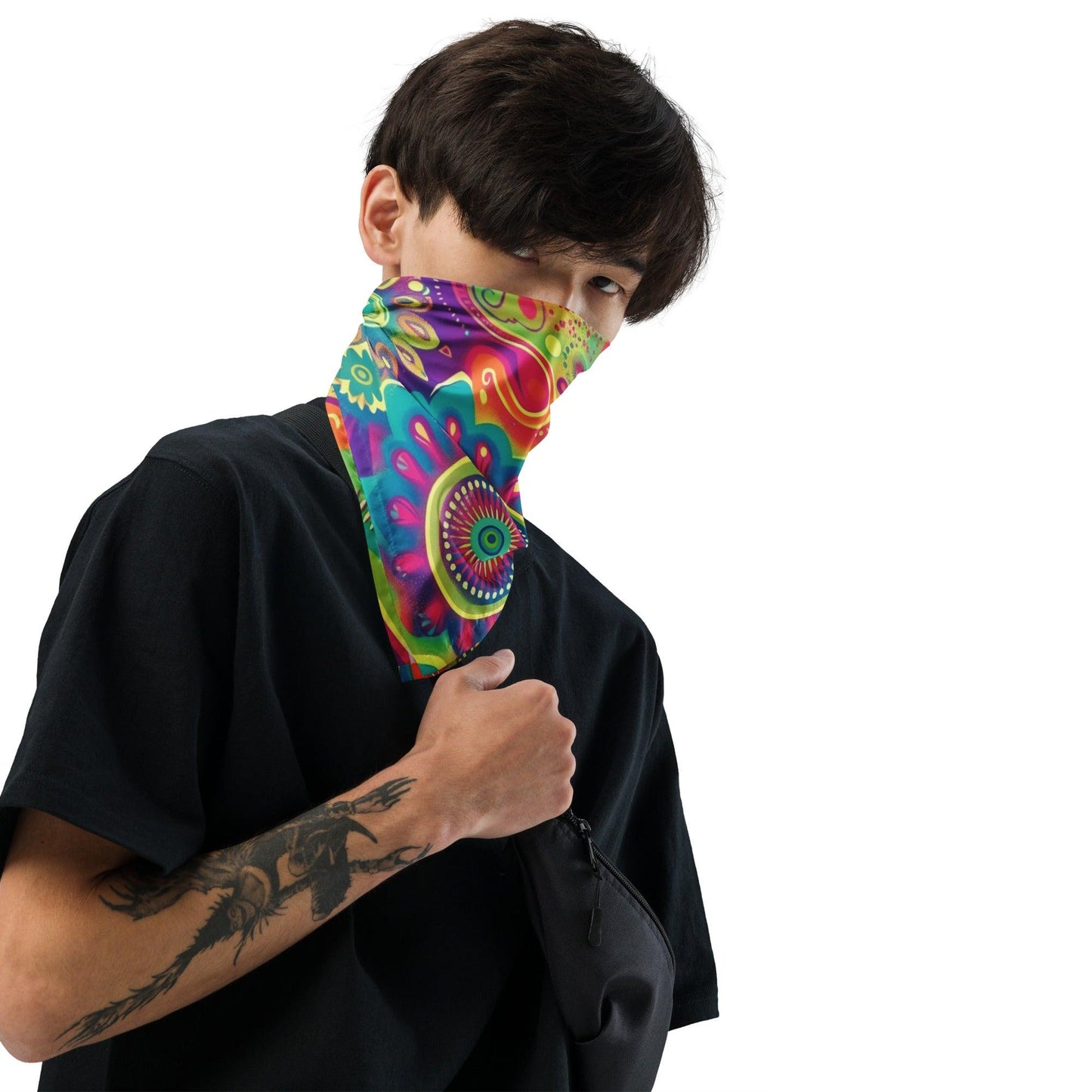 Vibrant Funky Hippie Bandana - Ultimate Festival Accessory
