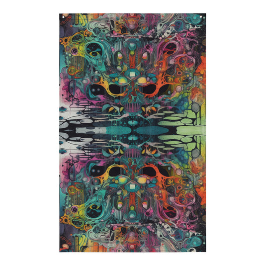 Vibrant Polyester Festival Flag