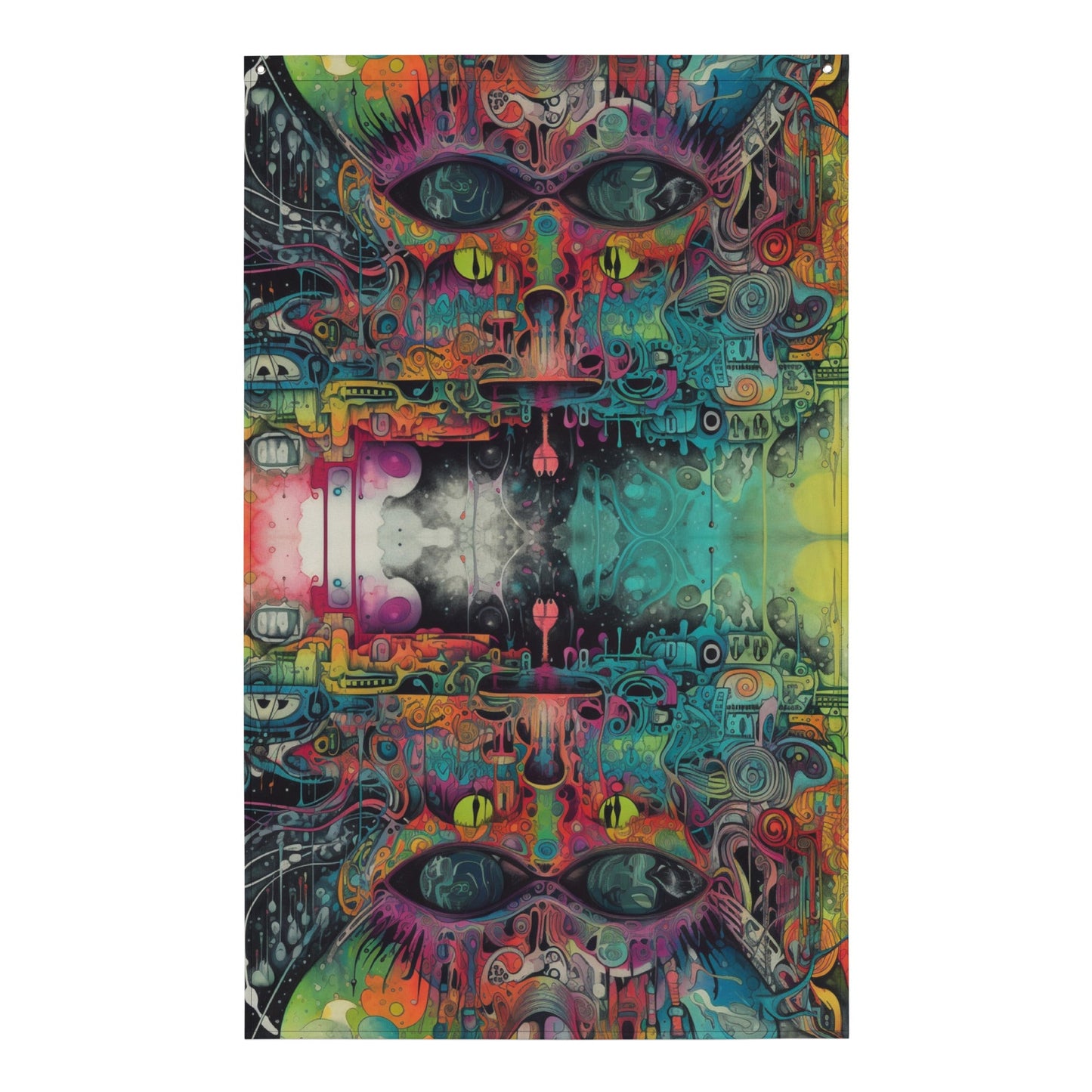 Psychedelic Music Festival Flag