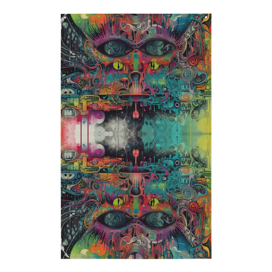 Psychedelic Music Festival Flag