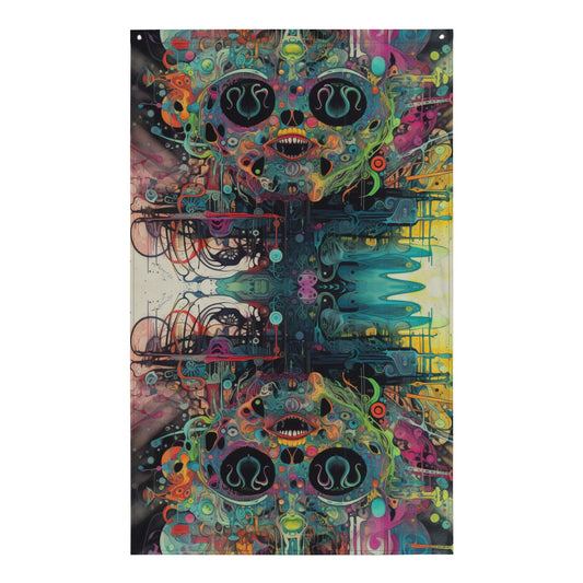 Colorful Festival Flag - Perfect for Raves and EDM Events