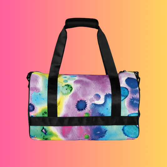 Vibrant Alcohol Ink Festie Travel Bag