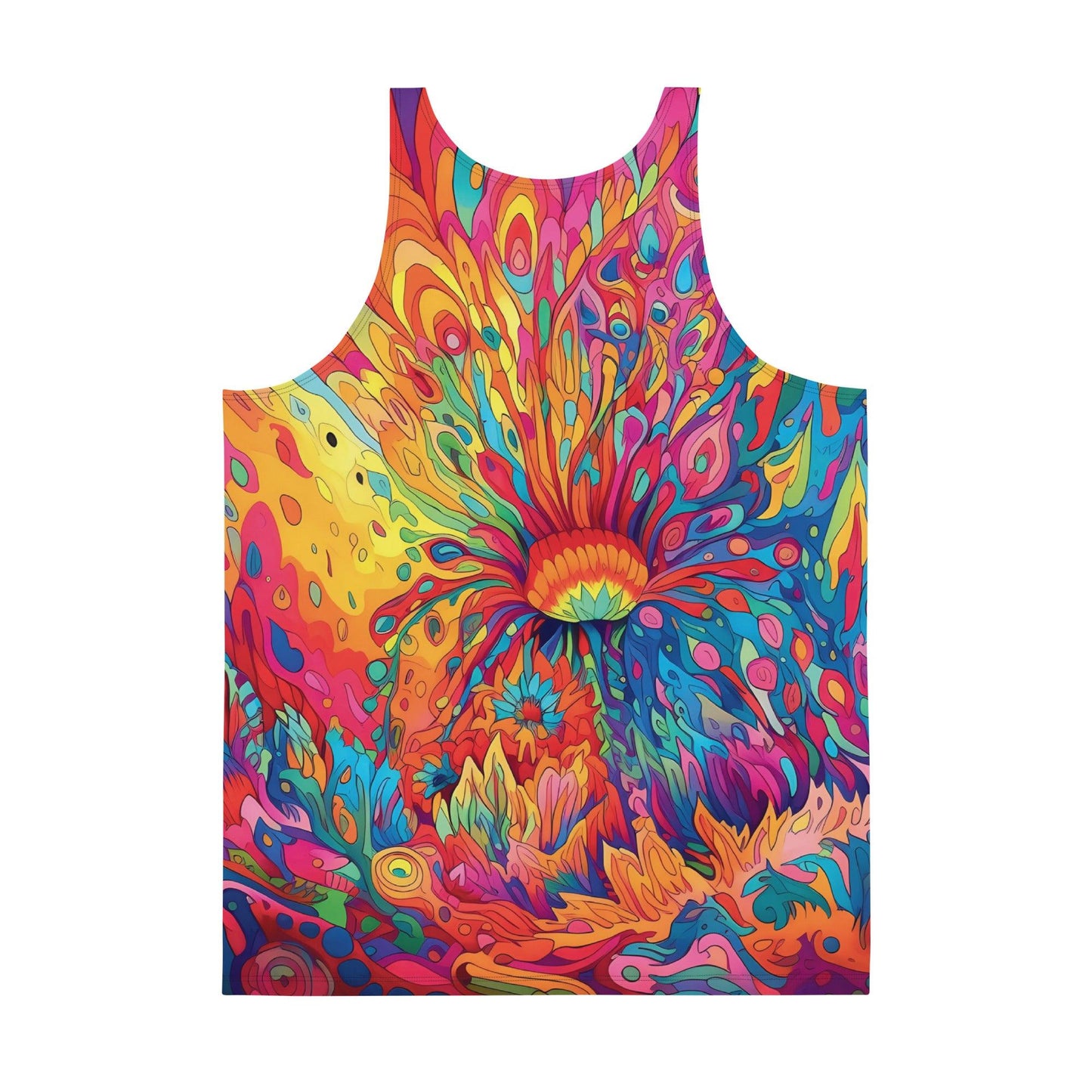 Vibrant Unisex Festival Tank Top - Soft & Stylish