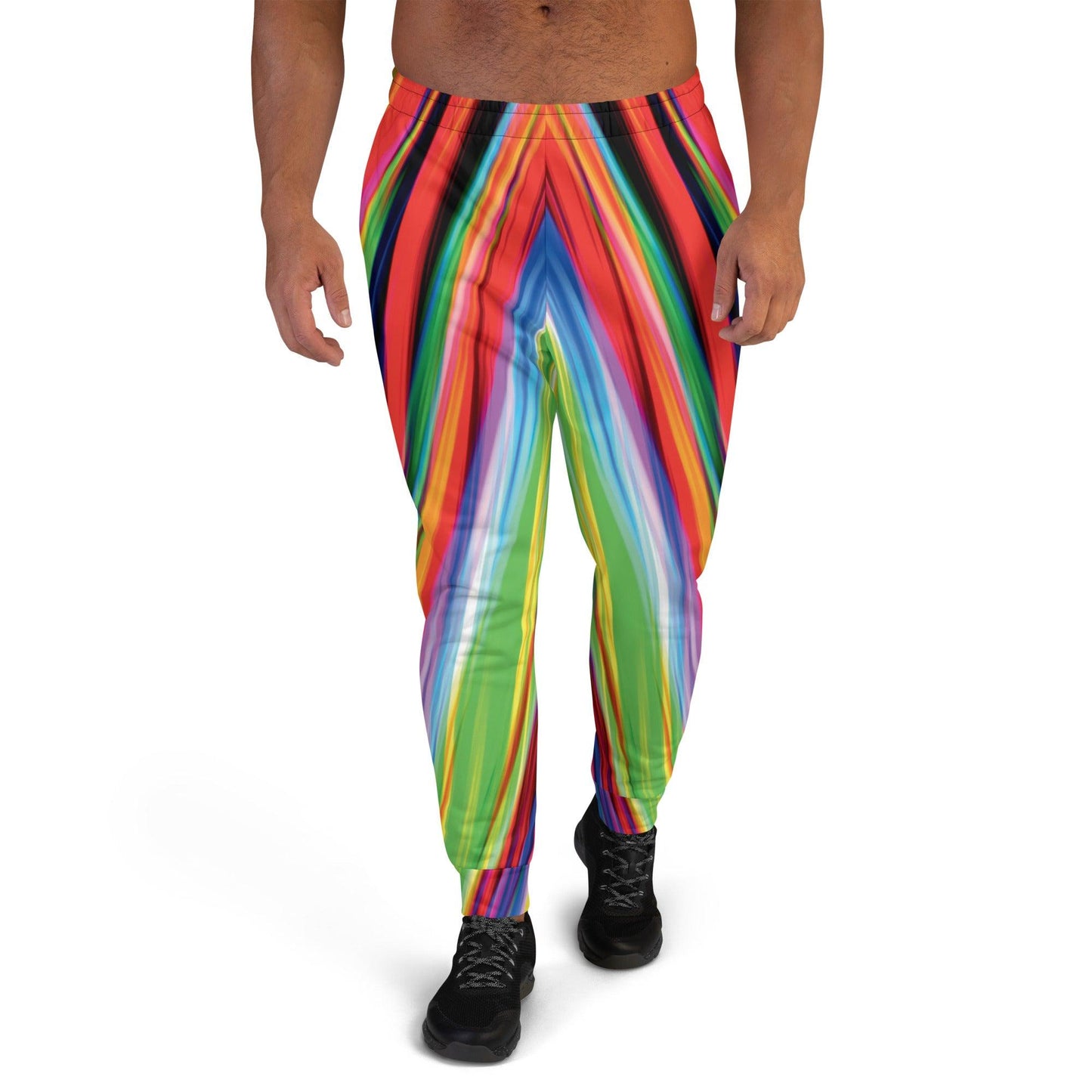 Electric Neon Joggers for Festival Vibes