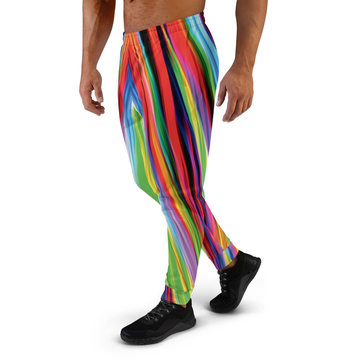 Electric Neon Joggers for Festival Vibes